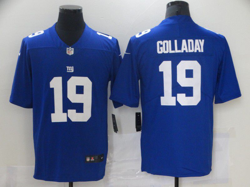 Men New York Giants #19 Golladay Blue Nike Vapor Untouchable Limited NFL Jersey